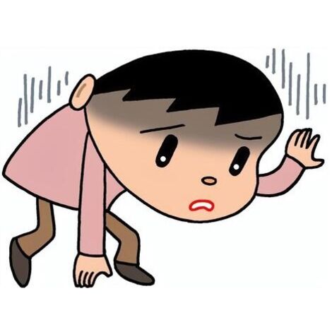 慢性疲労男イラスト