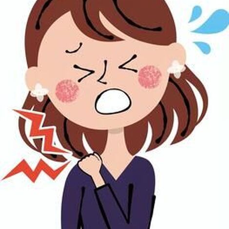 肩こり女性イラスト３